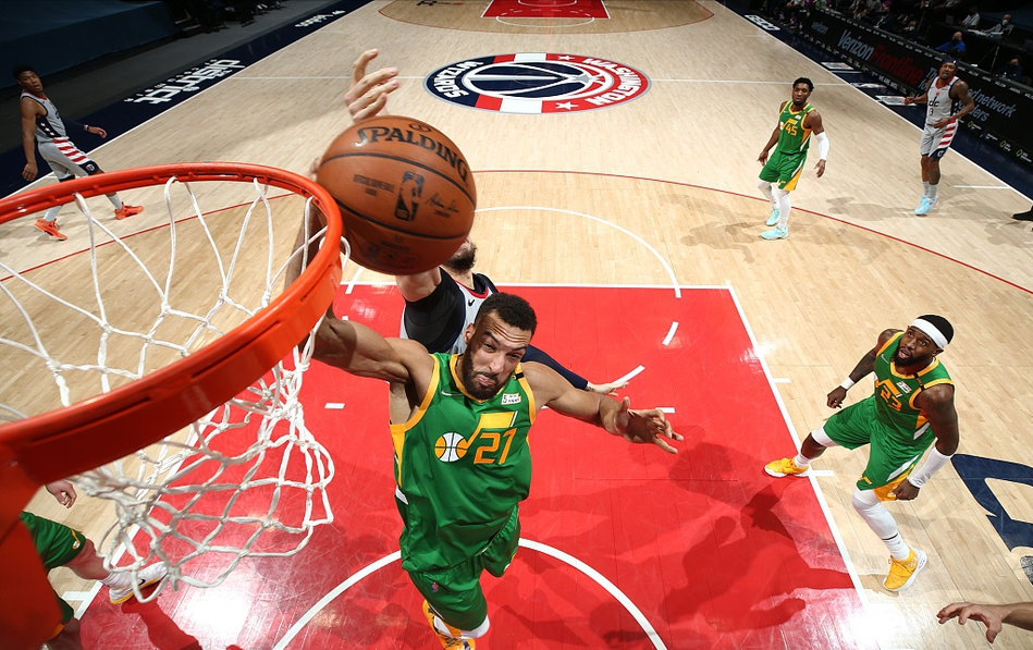 B体育体育直播-关于爵士力克奇才，戈贝尔发挥稳定的信息